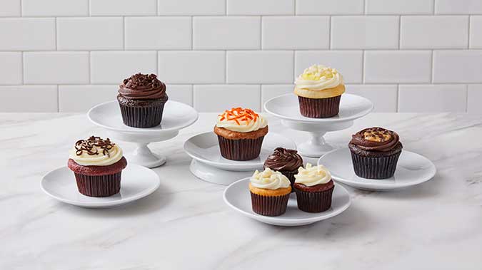 Specialty items - cupcakes, single slice cheesecakes