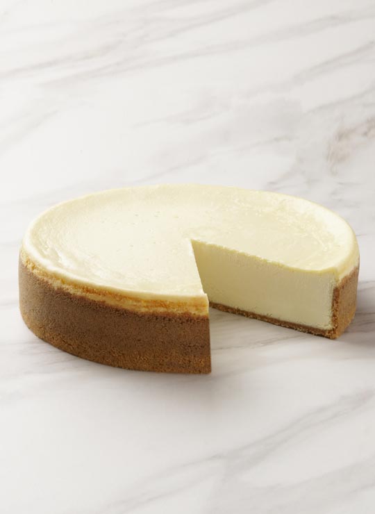 A slice of Classic Cheesecake