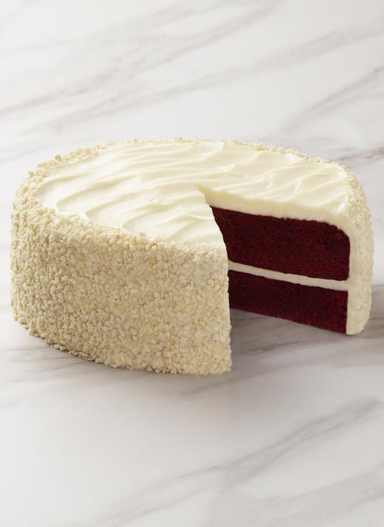 A slice of Red Velvet Cake